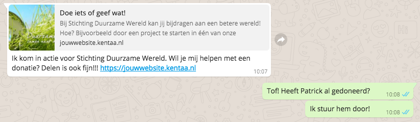whatsapp bericht